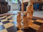 Handgesneden Schaakspel, Hobby en Vrije tijd, Gezelschapsspellen | Bordspellen, Een of twee spelers, Ophalen of Verzenden, Zo goed als nieuw