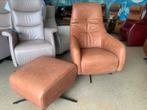 Relaxfauteuil relax stoel dik leer gratis bezorgd