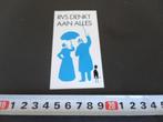 sticker logo verzekeringen RVS denkt aan alles *, Verzamelen, Ophalen, Zo goed als nieuw, Bedrijf of Vereniging