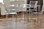 4 Kartell Marie doorzichtige perspex stoelen, Ophalen of Verzenden, Gebruikt