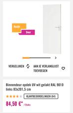 Binnendeur 83x201,5 Links, Binnendeur, Nieuw, 200 tot 215 cm, 80 tot 100 cm