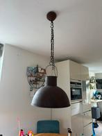 2 Industriële Hanglampen - Roestbruin, Ø40.5cm, Huis en Inrichting, Lampen | Hanglampen, Ophalen, Gebruikt, Metaal, Minder dan 50 cm