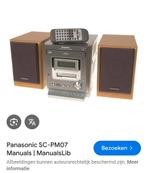 Ik zoek deze set: Panasonic PM07 cd stereo systeem, Ophalen of Verzenden, Overige merken