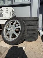 15 inch velgen incl. banden en wielslot, Ophalen, 15 inch, 195 mm, Zomerbanden
