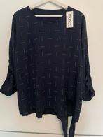 Nieuwe blouse met zilveren steentjes, Kleding | Dames, Grote Maten, Ophalen of Verzenden, Nieuw, Blauw, Blouse of Tuniek
