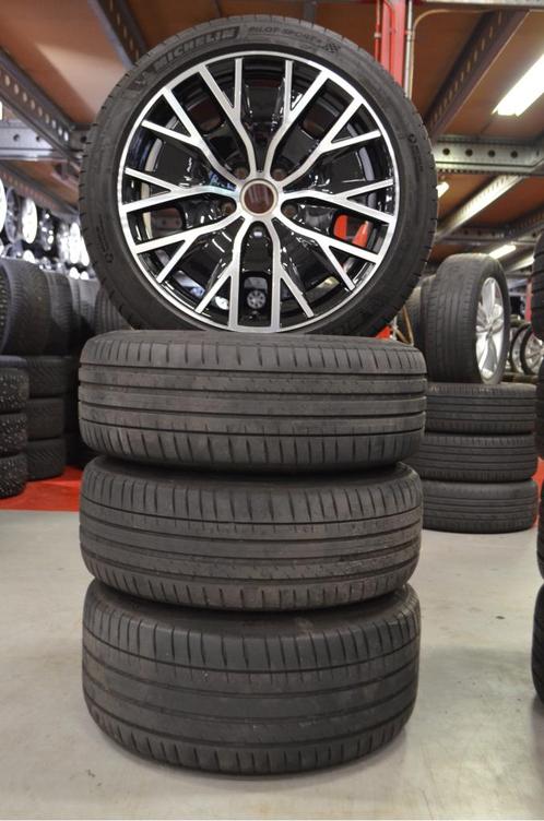 Org. 20" Porsche Taycan S Aero Velgen  + Zomerbanden + TPMS, Auto-onderdelen, Banden en Velgen, Banden en Velgen, Zomerbanden