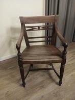 Antieke Stoelen - 2 Stuks - 20 euro voor twee stoelen, Gebruikt, Twee, Bruin, Hout