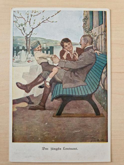 Brynolf Wennerberg, Duitse kaart (1917), Verzamelen, Ansichtkaarten | Buitenland, Gelopen, Duitsland, Voor 1920, Ophalen of Verzenden