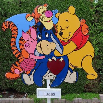 Geboorteborden o.a Geboortebord Winnie The Pooh en vriendjes beschikbaar voor biedingen