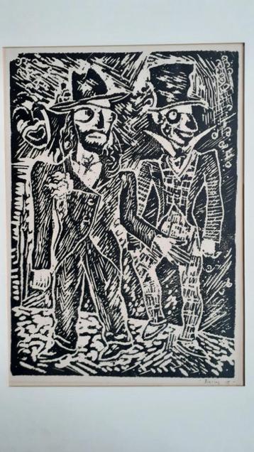 Twee Clowns - Herman Bieling - 1955 beschikbaar voor biedingen