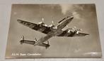 Ansicht K.L. M. - Super Constellation, Verzamelen, Ophalen of Verzenden, Gebruikt, Kaart, Foto of Prent