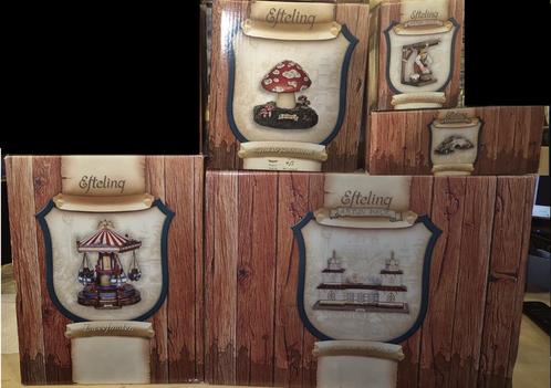Efteling Kerstdorp 5 Miniaturen Luville - ook losse verkoop, Verzamelen, Efteling, Zo goed als nieuw, Beeldje of Poppetje, Ophalen of Verzenden