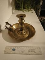 Victoriaanse geelkoperen (messing) blaker, kaarsenhouder, Ophalen of Verzenden