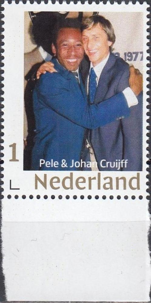 Nederland- 2024- Persoonlijke- Johan Cruijff en Pele (2.10), Postzegels en Munten, Postzegels | Nederland, Postfris, Na 1940, Verzenden