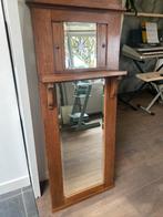 Vintage Spiegel met facet geslepen glas, Ophalen, Minder dan 50 cm, Gebruikt, 100 tot 150 cm