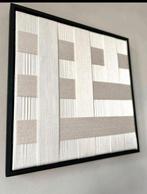 Japandi art geweven schilderij met touw. Off white. Nieuw!, Ophalen of Verzenden, Nieuw