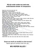 WIJ KOPEN ALLES – MET OF ZONDER SCHADE – GRATIS OPHAALDIENST, Auto diversen, Dakdragers, Ophalen, Gebruikt