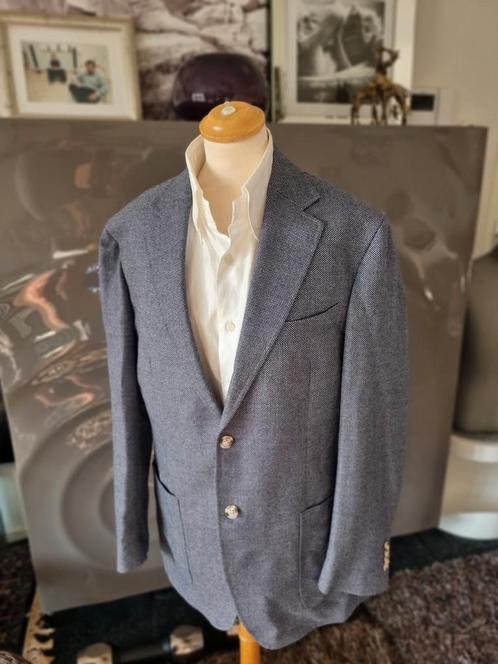 Suitsupply colbert, maat 50, drop 7R, blauw gemêleerd, wol., Kleding | Heren, Kostuums en Colberts, Zo goed als nieuw, Maat 48/50 (M)