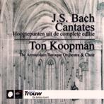 BACH Cantates hoogtepunten CD KOOPMAN CHALLENGE, Ophalen of Verzenden, Barok, Gebruikt, Vocaal