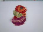 Turmac zijdje nr 6.bloem in pot., Verzamelen, Overige Verzamelen, Ophalen of Verzenden