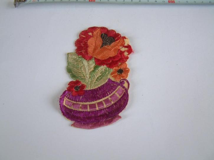 Turmac zijdje nr 6.bloem in pot., Verzamelen, Overige Verzamelen, Ophalen of Verzenden