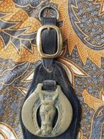 Vijf antieke kleppermannetjes uit Engeland aan riem 55,5 cm., Antiek en Kunst, Ophalen of Verzenden