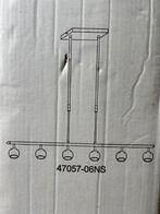 Hanging lamp ball rvs nieuw, Ophalen, Nieuw, Metaal, 50 tot 75 cm