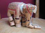 Houten olifant marionet, India, Antiek en Kunst, Verzenden