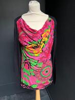 Zwart roze dames longsleeve van DESIGUAL maat XL, Kleding | Dames, T-shirts, Ophalen of Verzenden, Lange mouw, Roze, Zo goed als nieuw