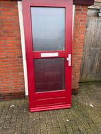 Buiten voordeur/ hardhout, Ophalen of Verzenden, 200 tot 215 cm, Glas, Buitendeur