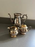 Klassieke koffiepot met roomstel, Overige materialen, Gebruikt, Overige typen, Ophalen of Verzenden