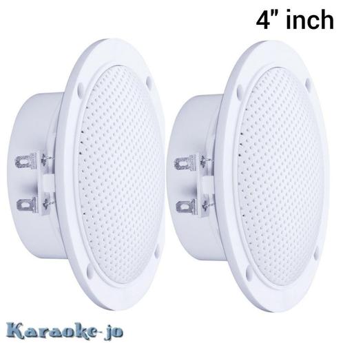 Vochtbestendige plafond luidspreker set 4 inch 60 Watt, Audio, Tv en Foto, Luidsprekers, Nieuw, Front, Rear of Stereo speakers