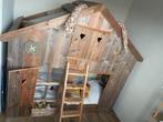 Steigerhouten stapelbed incl. knuffels, Ophalen of Verzenden, Gebruikt