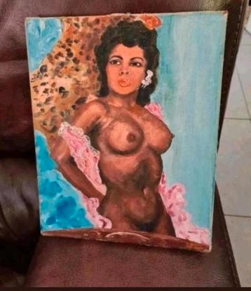 Vrouwelijk Naakt Schilderij beschikbaar voor biedingen
