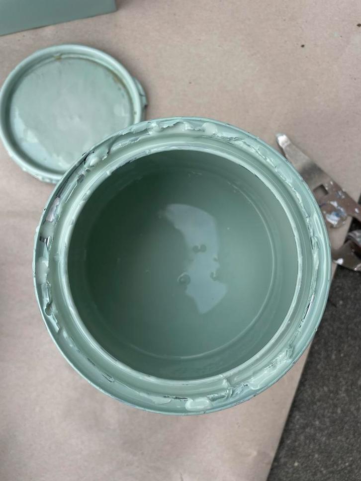 Little Greene Aquamarine Satin Nova Lak - 0.5L, Doe-het-zelf en Verbouw, Verf, Beits en Lak, Zo goed als nieuw, Lak, Minder dan 5 liter