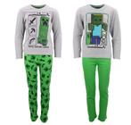 Minecraft Pyjama - Maat 128 - 134 - 140 - 146 - 152, Kinderen en Baby's, Kinderkleding | Maat 152, Nacht- of Onderkleding, Minecraft
