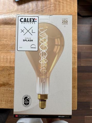 CALEX XXL Gold Splash LED Lamp – NIEUW in doos beschikbaar voor biedingen