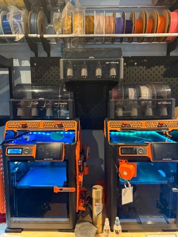 2x Bambu Lab P1S 3D-printers 3x AMS – BiQu-uitgerust! beschikbaar voor biedingen