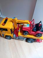 Bruder takelwagen vrachtwagen met auto, Kinderen en Baby's, Speelgoed | Speelgoedvoertuigen, Ophalen of Verzenden