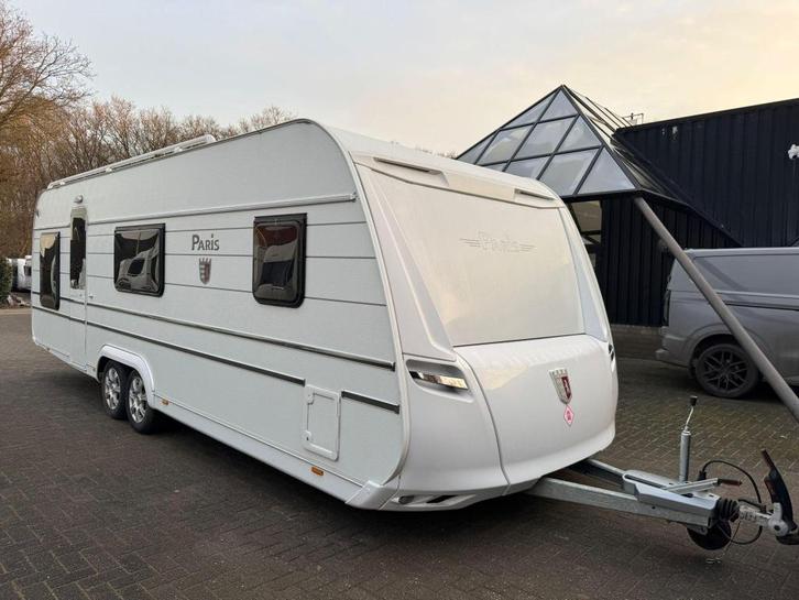Tabbert Paris 685 | Volautomatische mover, Caravans en Kamperen, Caravans, Bedrijf, tot en met 5, 1500 - 2000 kg, Treinzit, Tabbert