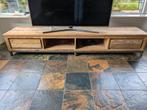 Mangohouten TV Meubel - Zo Goed Als Nieuw!, Ophalen, Zo goed als nieuw, 200 cm of meer, Minder dan 100 cm