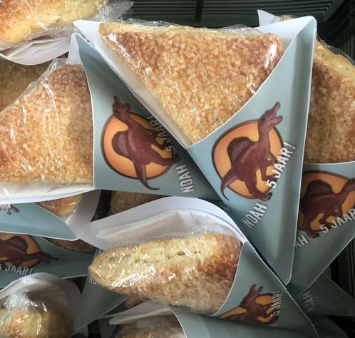 Appelflap traktatie zakjes - Dinosaurus - Printable, Hobby en Vrije tijd, Feestartikelen, Nieuw, Overige typen, Verjaardag, Verzenden