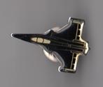 Rafale Zwart Vliegtuig Straaljager pin, Verzamelen, Luchtvaart en Vliegtuigspotten, Gebruikt, Niet vindbaar, Niet vindbaar, Patch, Badge of Embleem
