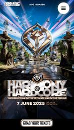 Harmony of hardcore 7 juni 1 ticket