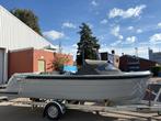 Sloep: Topcraft 605 Tender (2017) + Tohatsu 50pk + Zonnedek, Watersport en Boten, Sloepen, Ophalen, Gebruikt, 6 meter of meer