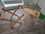 Houten Speelgoed Strijkplank en Wasrek, Kinderen en Baby's, Ophalen of Verzenden, Zo goed als nieuw, Meubelstuk of Keukentje