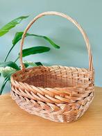 XL vintage rotan draagmand verzamelmand speelgoedmand, Huis en Inrichting, Woonaccessoires | Schalen en Manden, Ophalen of Verzenden