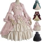 Middeleeuwse lolita dames jurk jurkje victoriaanse gothic, Kleding | Dames, Carnavalskleding en Feestkleding, Maat 38/40 (M), Verzenden