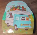 Leuke puzzel in half ronde vorm, met bus erop, Ophalen of Verzenden, Meer dan 50 stukjes, 6 jaar of ouder