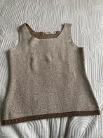 Mooie beige/bruin top, Xandres Belgium, mt L, Ophalen, Bruin, Maat 42/44 (L), Zo goed als nieuw